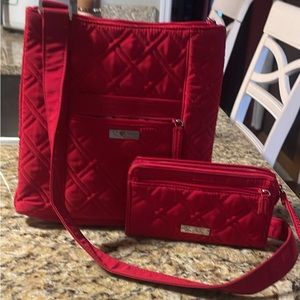 Vera Bradley crossbody and wallet